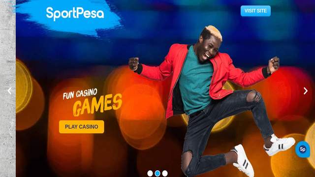 SportPesa casino screenshot